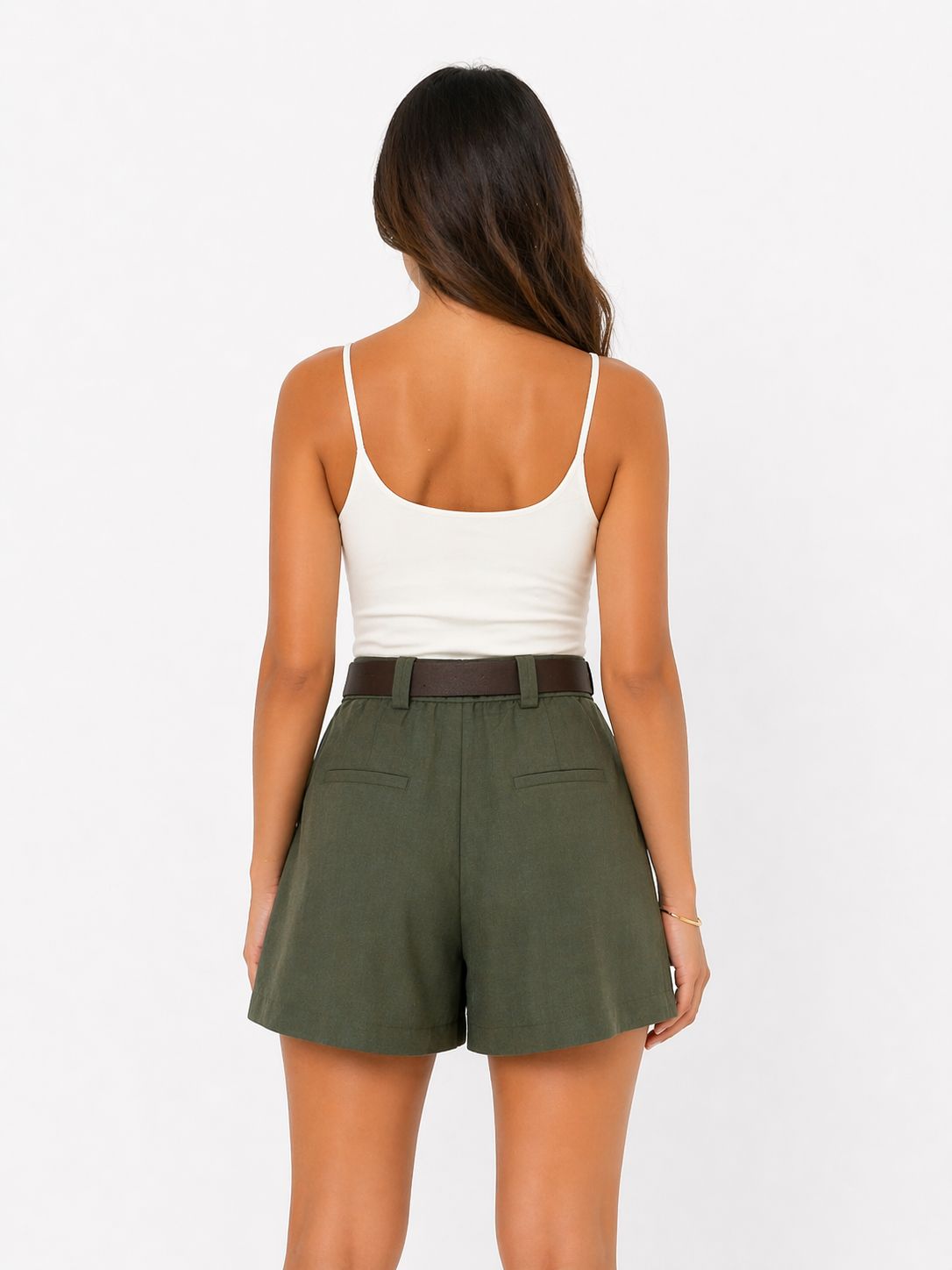 Short Élégance Milano – Taille Haute Ceinturée