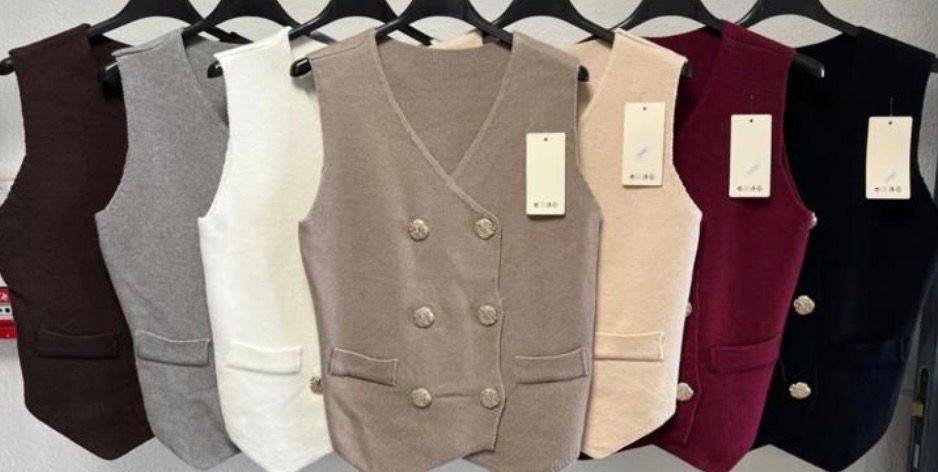 Gilet à bouton Iris