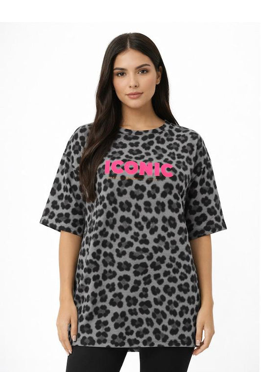 T-shirt Léopard ICONIC – Le style audacieux qui attire tous les regards