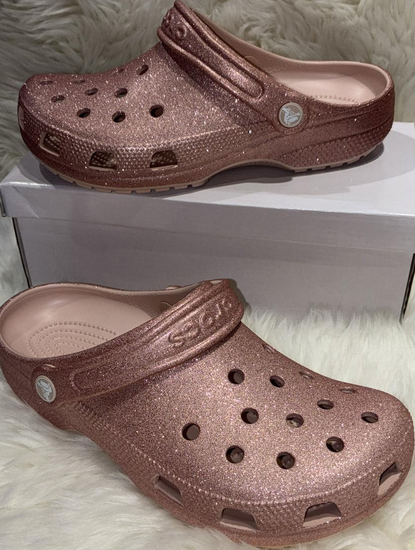 Crocs Brillantes Glitter – Sabots Élégants & Ultra Confort