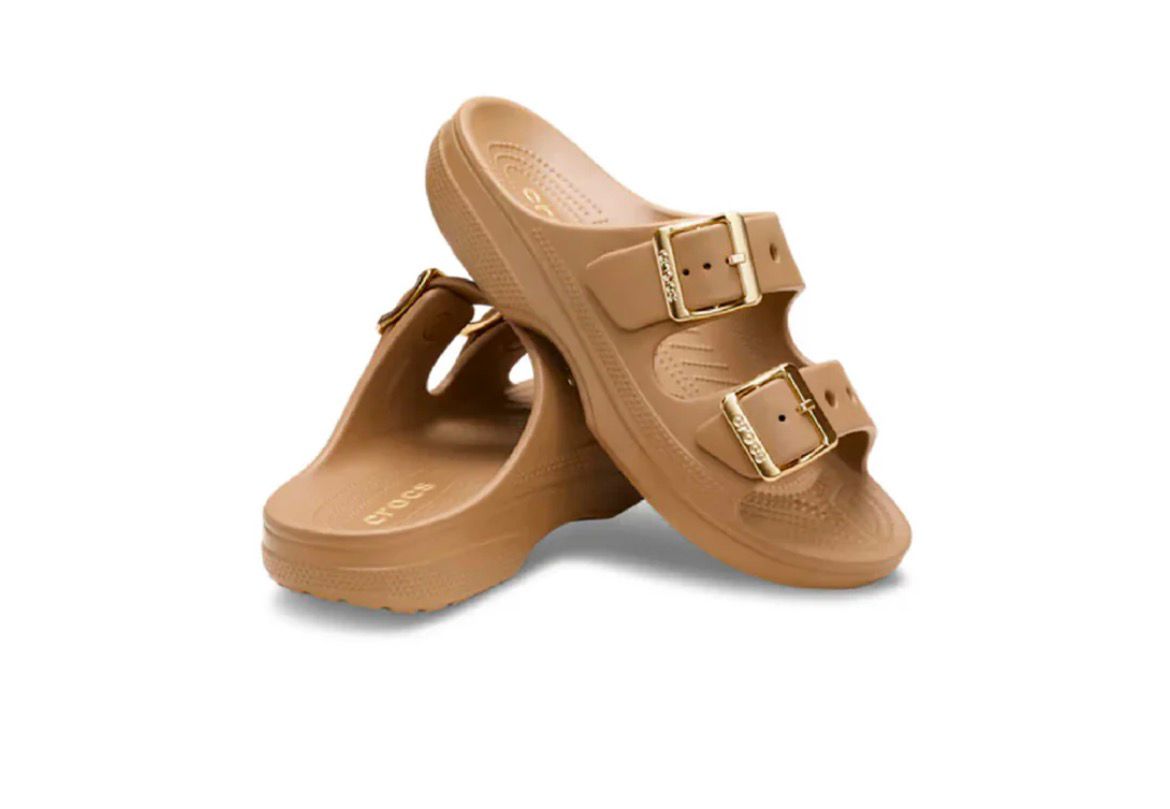Crocs Sandales -Métallisé noir