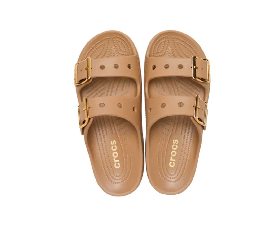 Crocs Sandales -Métallisé noir