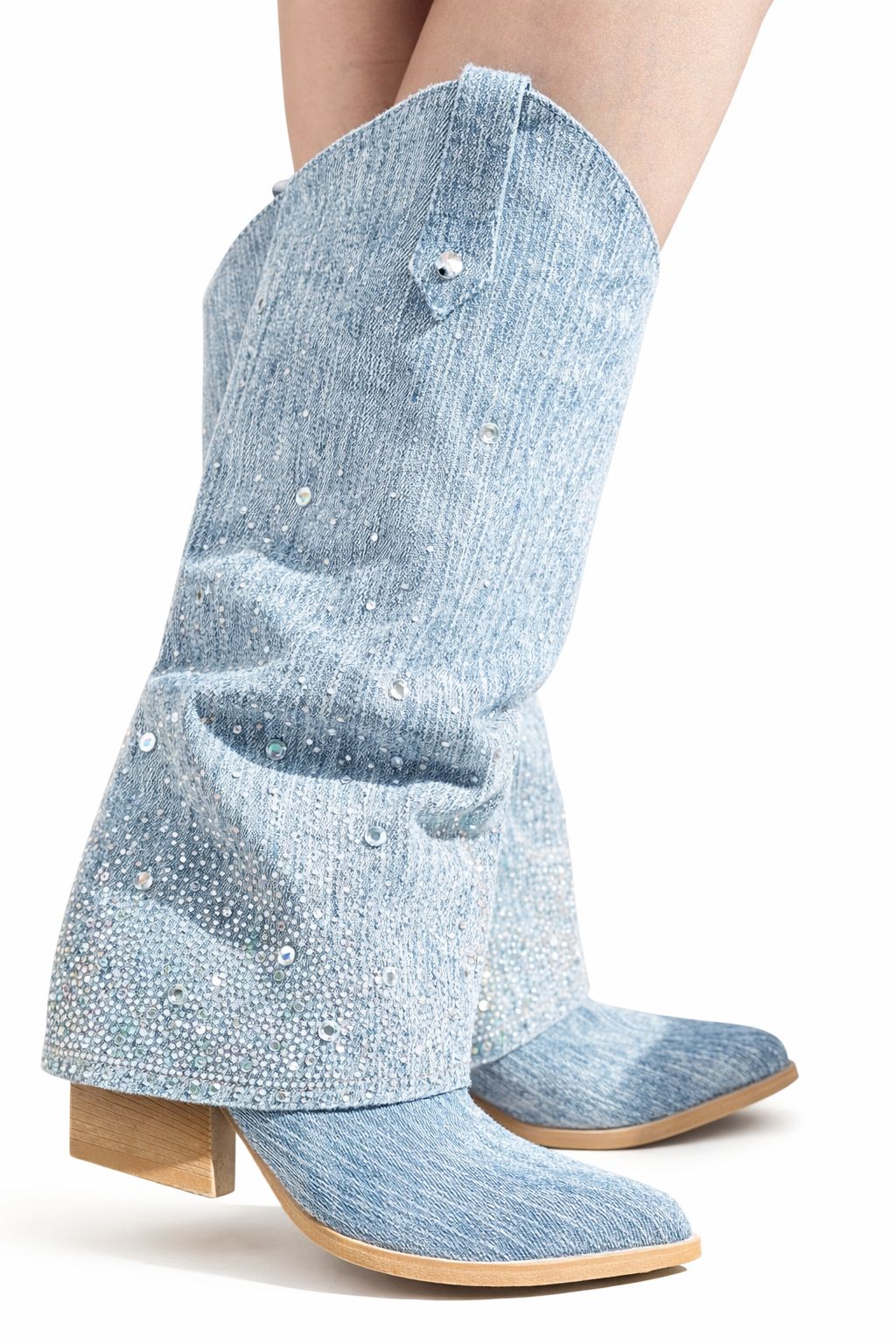 Bottes Denim&Strass